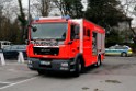 Einsatz BF Flora Botanischer Garten Mobile Arbeitsbuehne in Schraeglage P02